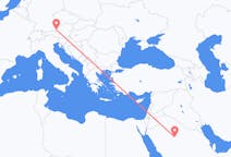 Flights from Ha il, Saudi Arabia to Salzburg, Austria