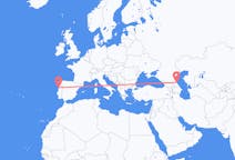 Flyg från Machatjkala, Ryssland till Porto, Portugal