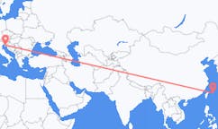 Flyreiser fra Miyakojima, til Rijeka