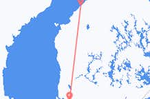 Flyreiser fra Karleby, til Åbo