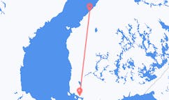 Vluchten van Kokkola naar Turku