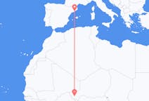 Flights from from Niamey to Barcelona