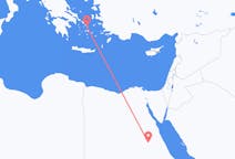 エジプトのから ルクソール、ギリシャのへ ミコノス島フライト