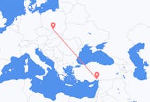 Flyg från Katowice, Polen till Adana, Turkiet