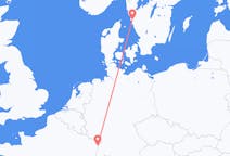 Loty z Strasburg, Francja do Göteborga, Szwecja