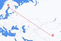 Flights from Chengdu to Luleå