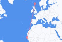 Voli da Cap Pattinaggio, Senegal to Kirkwall, Scozia