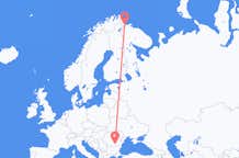 Vluchten van Kirkenes, Noorwegen naar Boekarest, Roemenië