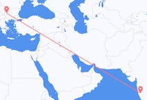 印度出发地 戈爾哈布爾飞往印度目的地 索菲亞的航班