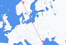 Flights from Røros, Norway to Varna, Bulgaria