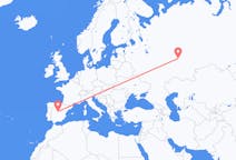 Flights from Madrid, Spain to Izhevsk, Russia