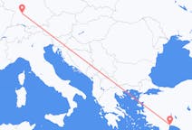 Flights from Antalya in Turkey to Stuttgart in Germany