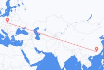 Flyreiser fra Ganzhou, Kina til Katowice, Polen