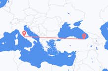 Flights from Trabzon to Rome