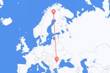Flüge von Pajala, Schweden nach Bukarest, Rumänien