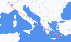 Vluchten van Turijn naar Karpathos