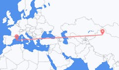 Рейсы из Урумчи, Китай в Махон, Испания