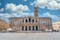PHOTO OFThe marvelous facade of the Basilica of Santa Maria Maggiore in Rome, Italy.