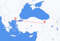 Flyreiser fra Erzincan, Tyrkia til Alexandroupolis, Hellas