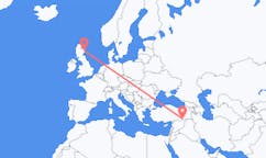 Flyreiser fra Mardin, Tyrkia, til Aberdeen, Tyrkia