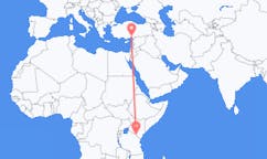Flyrejser fra Amboseli nationalpark, Kenya til Adana, Tyrkiet