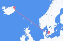 Flyreiser fra Egilsstaðir, Island til København, Danmark