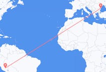 Flyreiser fra Cuzco, Peru til Constanța, Romania