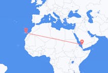 Flights from Jizan, Saudi Arabia to Las Palmas, Spain