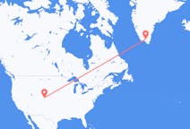 Flyrejser fra Denver til Narsarsuaq