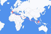 Flyg från Palangka Raya, Indonesien till Alicante, Spanien
