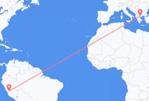 Flights from Jauja, Peru to Thessaloniki, Greece