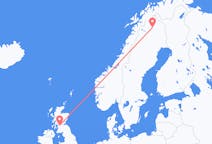 เที่ยวบิน จาก กลาสโกว์, สกอตแลนด์ ไปยัง คิโรน่า, สวีเดน