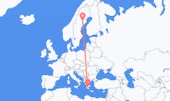 Flights from Lycksele, Sweden to Kalamata, Greece