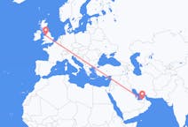 Flights from Abu Dhabi, United Arab Emirates to Liverpool, the United Kingdom