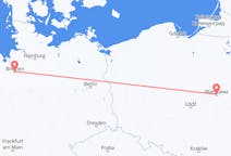 Flyg från Warszawa, Polen till Bremen, Tyskland