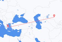 Flyreiser fra Kyzylorda, Kasakhstan til Athen, Hellas