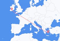 Vols de Naxos, Grèce à Liège, Irlande