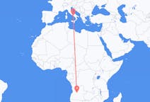 Flights from Kuito, Angola to Naples, Italy