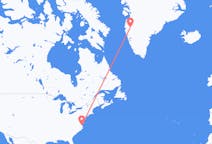 Flights from Norfolk to Kangerlussuaq