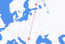 Flyrejser fra Lappeenranta, Finland til Niš, Serbien