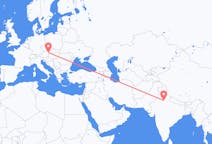 Flights from New Delhi in India to Vienna in Austria