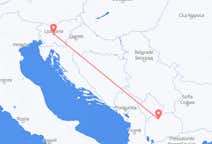 Flyg från Skopje till Ljubljana