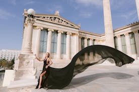 Athens Flying Dress Photo Shoot with a Professional Photographer