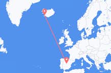 Flights from Madrid to Reykjavík