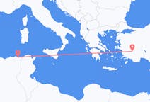 Flyreiser fra Annaba, til Denizli
