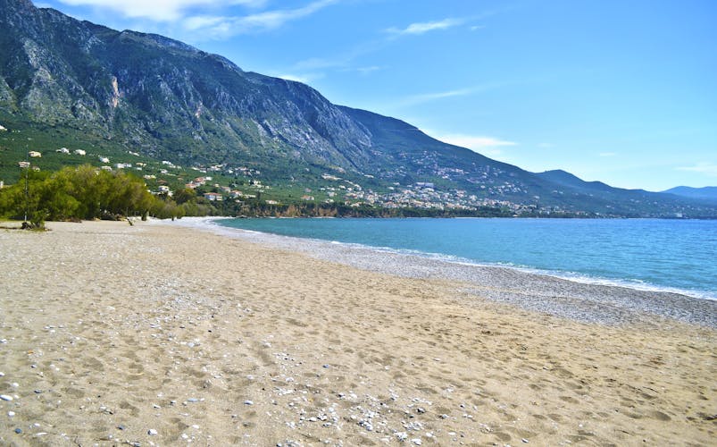 Photo of Verga beach at Kalamata Messinia, Peloponnese ,Greece.