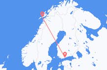 Vluchten van Svolvær naar Helsinki