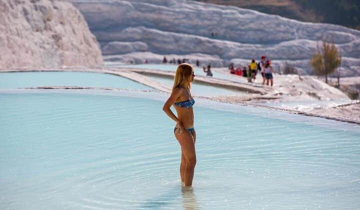 Pamukkale Hot Springs and Hierapolis Ancient City from Alanya