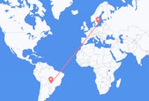 Flights from Campo Grande, Brazil to Kalmar, Sweden