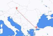 Vluchten van Bratislava naar Tekirdağ